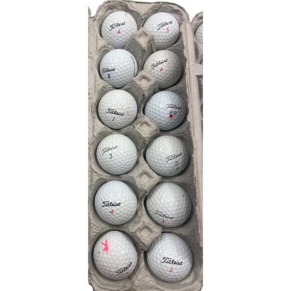 24-Pre-Owned Titleist Golf Balls Mixed Numbers & Models 102e - Picture 2 of 4